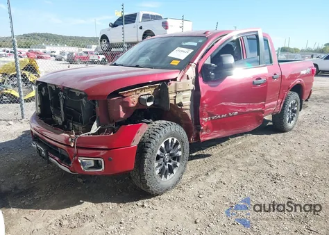 2018 Nissan Titan Pro-4X from USA, damaged, VIN 1N6AA1E50JN518638